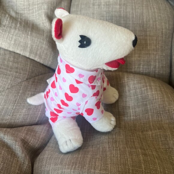 2018 Target Exclusive Valentine's Bullseye Plush Dog (Tag: 1,216 of 2,000) - Picture 3 of 5